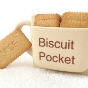 Ceramic Biscuit Pocket Mug